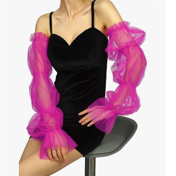 Long Sheer Gloves - Picture 4 of 7